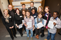 Stipendiaten bei der DAAD-Preisverleihung 2013